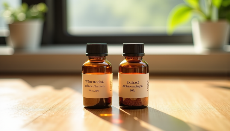 Withanolides titrés à 5% ou 10% : différence réelle sur votre cure d'ashwagandha